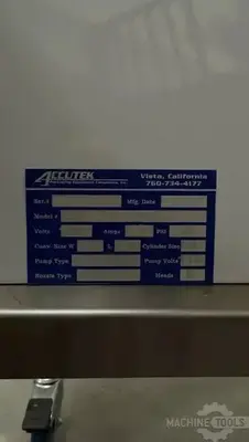 USED 2023 ACCUTEK VOLUMETRIC FILLER