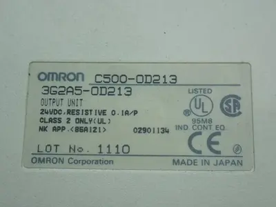 USED OMRON C5000D213