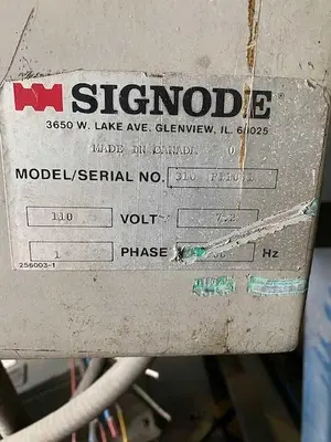 Signode Semi-Automatic Overhead Stretch Wrapping Machine