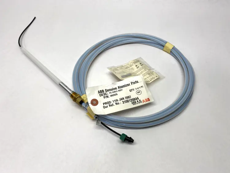 Used ABB FIBER OPTIC CABLE ASSEMBLY FOR ROBOBEL 925 PAINT ROBOT NO BUFFER Cable & Wire | Maverick Industrial Sales #1106038