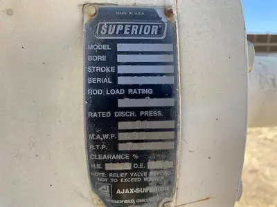 USED WHITE SUPERIOR RAM-54