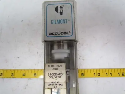 Gilmont GF-4540-1250 Accucal flow meter gallons per hour w/3/8" hose barb