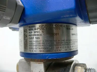 USED FOXBORO EXPLOSION PROOF PRESSURE TRANSMITTER IGP20-TF1D01F-L1G1