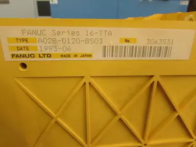 USED USED FANUC PARTS AND TOOLING A02B-0120-B503