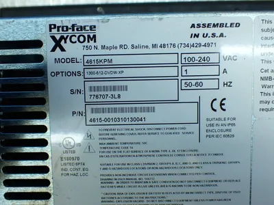 USED PROFACE 4615KPM