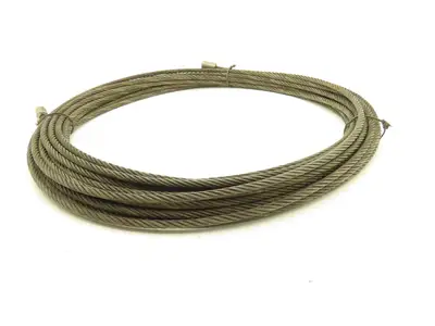 Wireco 5/16"x 80' Steel Wire Rope Crane Hoist Winch Lifting Cable