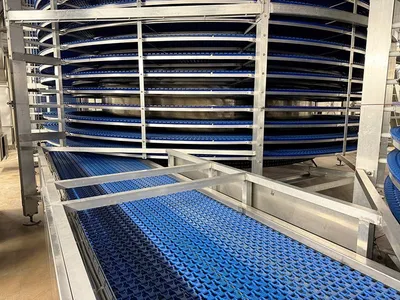 Kaak Group Twin Drum Ambient Cooler Spiral Cooler | Harvest Equipment and Fabrication Inc (5)