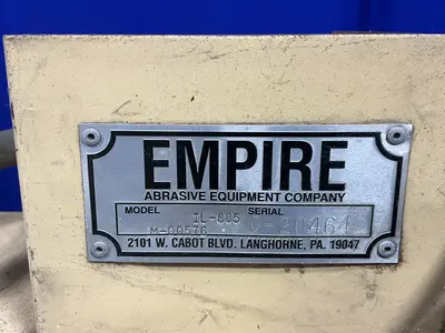 Used EMPIRE BLAST FINISHING EQUIPMENT IL885 M00576 Wire Mesh Belt Shot Blaster Ohio US | HGR 24 #1425343
