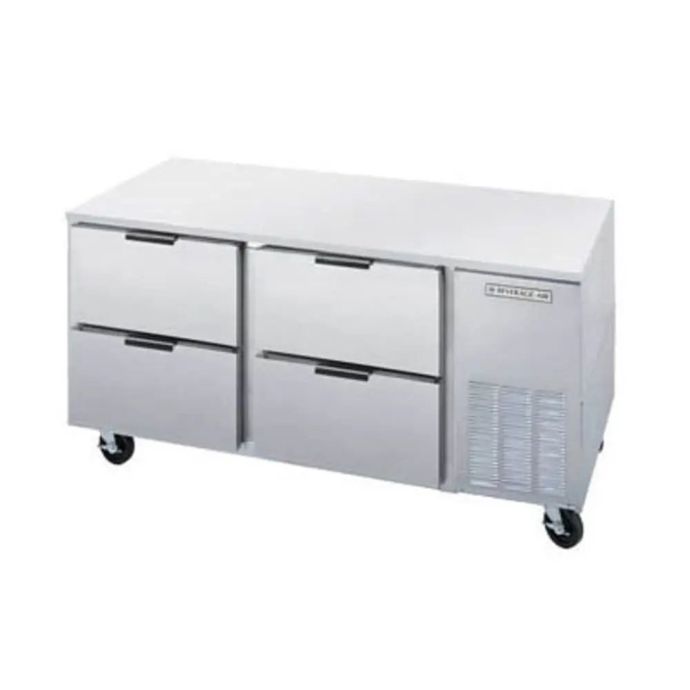 Beverage-Air UCRD67AHC-4 67" W Undercounter Refrigerator W/ (2) Section & (4) Drawer, 115v