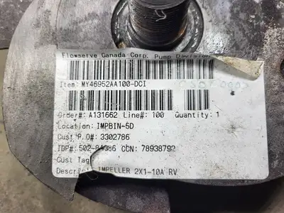 USED FLOWSERVE MY46952AA100-DCI