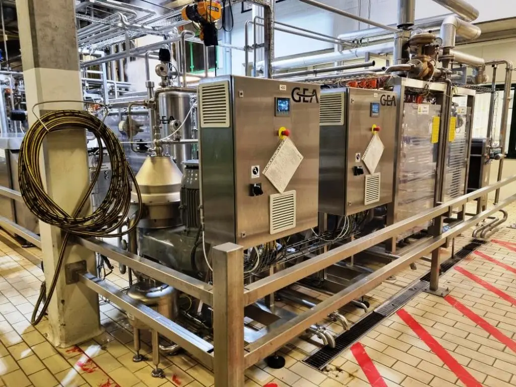 (2) Westfalia Ecoclear bacteria separator skids, 316SS.