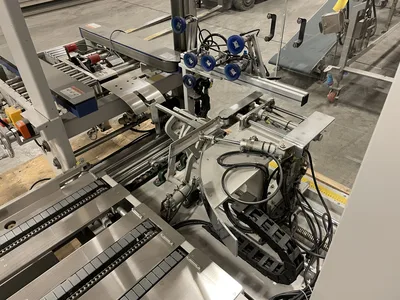 2021 Interpack CE-12P Semi-Automatic Box Former Case Sealer/Erector 4×1/4HP 110V