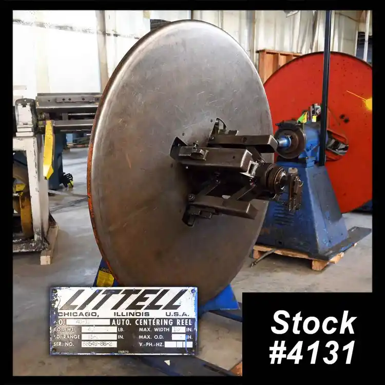 Used LITTELL 40-12 Centering Reels Ohio US | Universal Tube & Rollform Equipment Company #280152