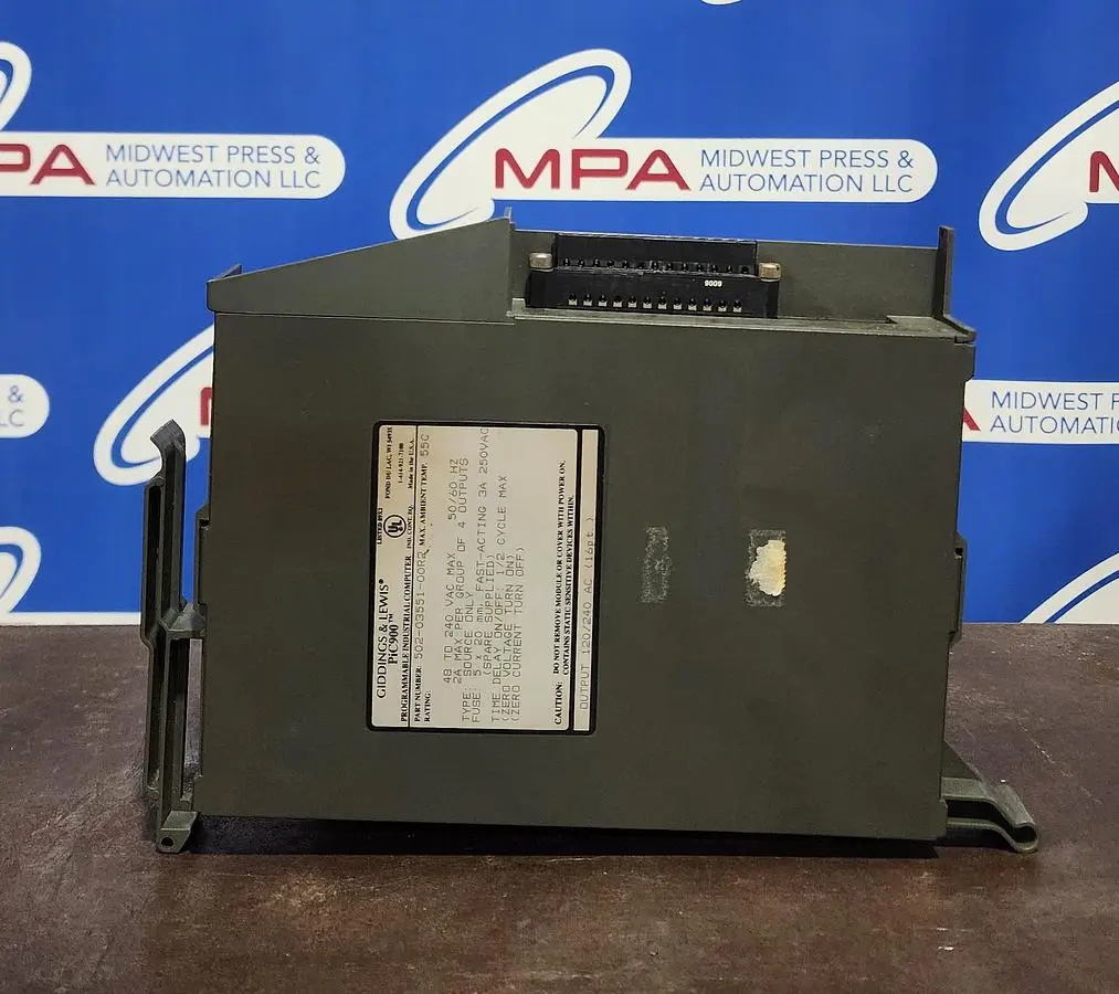 USED GIDDINGS AND LEWIS 502-03551-00R2