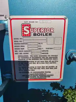 USED SUPERIOR BOILER WORKS, INC 3-5 100