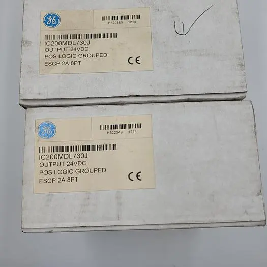 New | in-Stock GE GE IC200MDL730J OUTPUT 24VDC POS LOGIC GROUPED ESCP 2A 8PT - NEW SEALED PACKAGE PLC Input & Output | ND Industrial Surplus #1221849