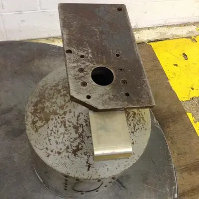 USED METAL FABRICATOR HOPPER695