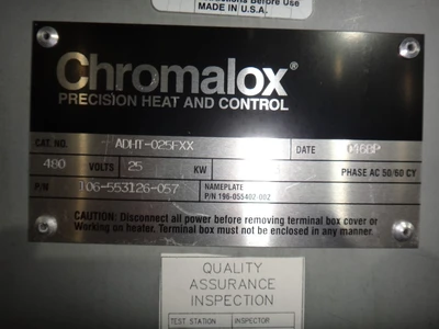 Chromalox ADHT-025FXX Industrial Heater