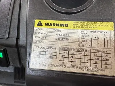 Used 2020 MITSUBISHI FGC20 Liquid Propane Forklifts Texas US | 4K Lift Co #1573868