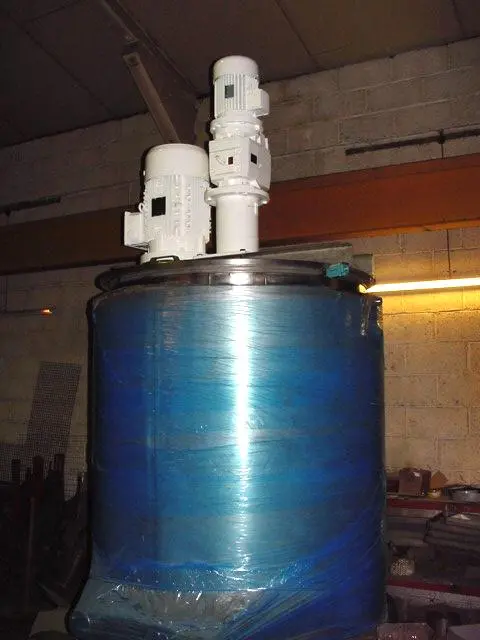 1,700 L S/S Electrically Heated Jacketed Cooker Tank