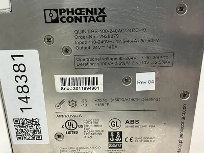 USED PHOENIX CONTACT QUINT-PS-100-240AC/24DC/40