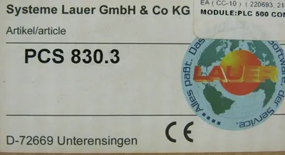 NEW SYSTEME LAUER PCS830-3 MODULE PCS8303