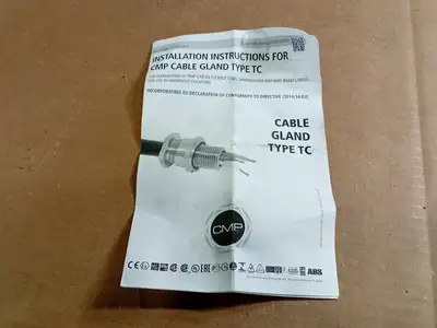 3/4" TC Aluminum Cable Gland (Box of 5)