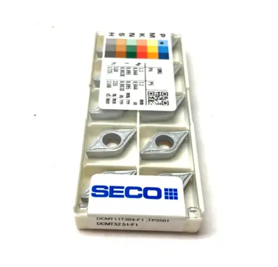 NEW SECO DURATOMIC TURNING INSERT DCMT11T304-F1, TP2501