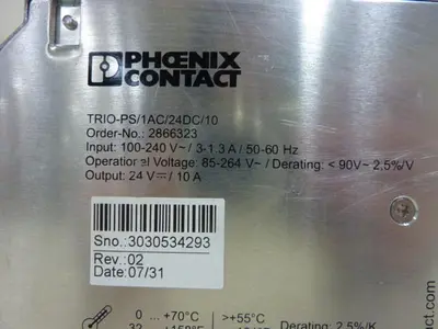 USED PHOENIX CONTACT TRIO-PS/1AC/24DC/10