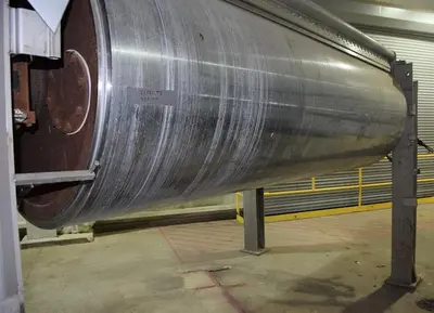 Dryer, Drum, Double, 42" x 120", Chrome, Buffalo Technologies, 160 PSI #D745511