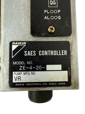 Daikin ZE-4-20 Saes Controller