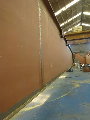 USED ESAB WELDING CRANE FOR COMPOSITE BEAMS