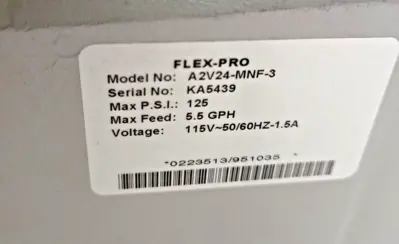 Flex-Pro A2V A2V24-MNF-3 Series Peristaltic Metering Pump With Tank