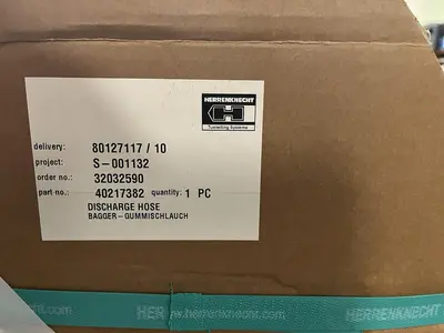 Used HERRENKNECHT 40217382 Hoses | Surplus Asset Holdings #1227041
