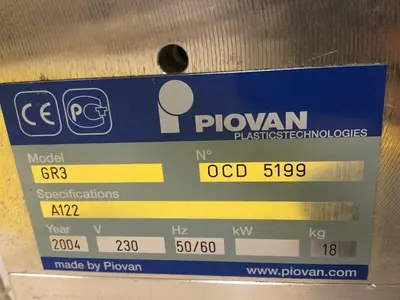 USED PIOVAN GR3