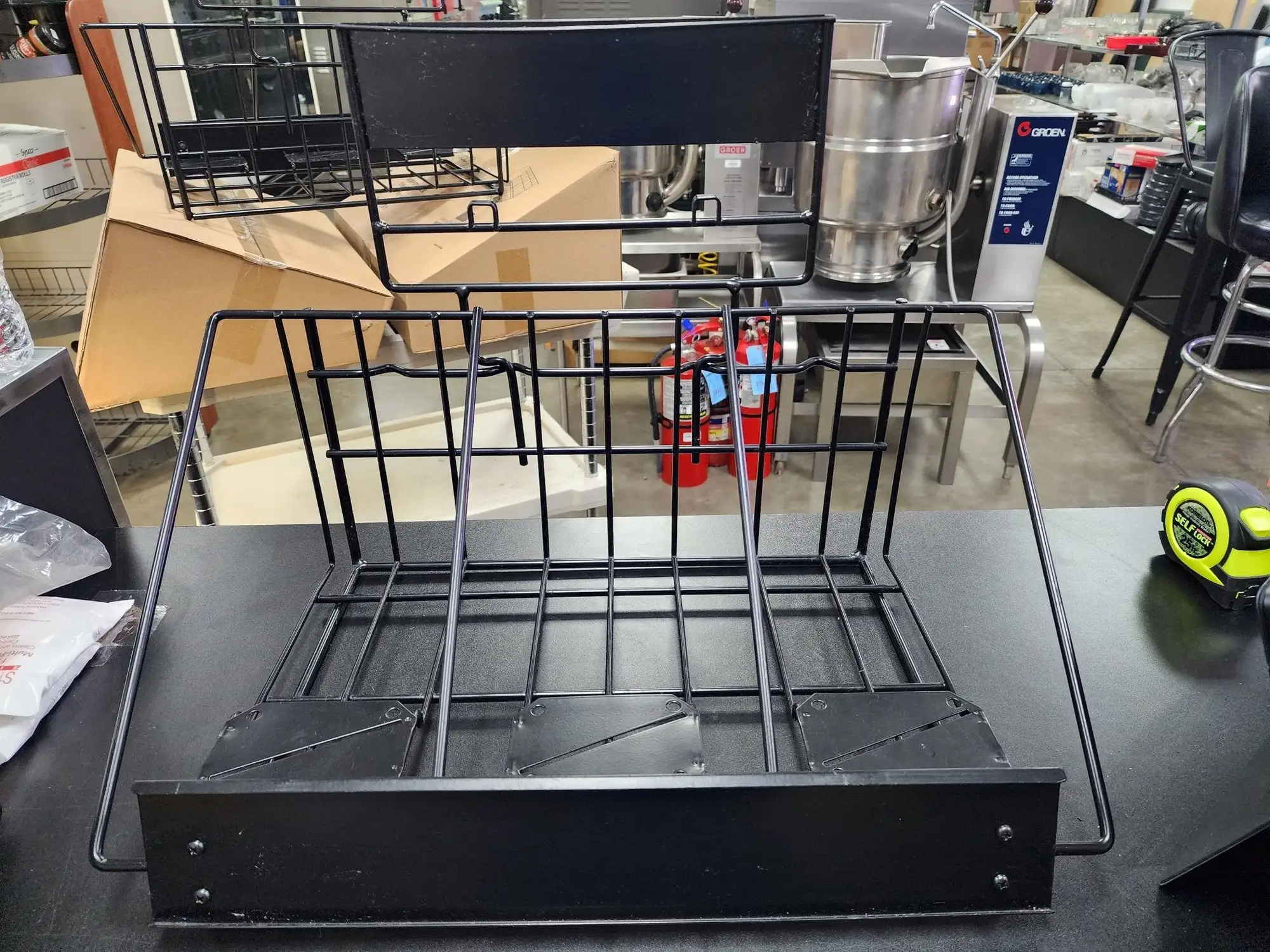 Used Newco Used Newco 111191 Airpot Black 3 Caddy Side by SIde Food, Restaurant, & Bakery Parts & Accessories Illinois US | Falcon Restaurant Supply #1376612