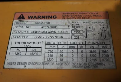 Used 2010 CATERPILLAR GC45KSWB Misc Forklifts CA | Axiom Machinery #1311268