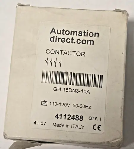 Contactor AUTOMATION DIRECT PLC GH15DN-3-10A GH15DN310A 16A GH-15DN3-10A