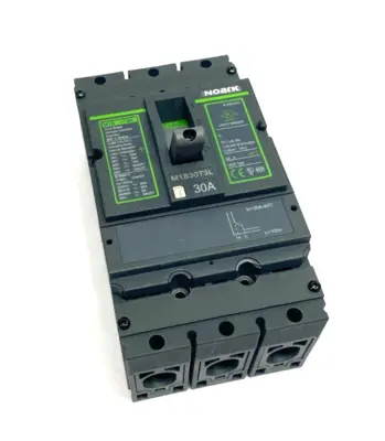 USED NOARK MOLDED CASE CIRCUIT BREAKER CAT A, HACR TYPE, 3-POLE