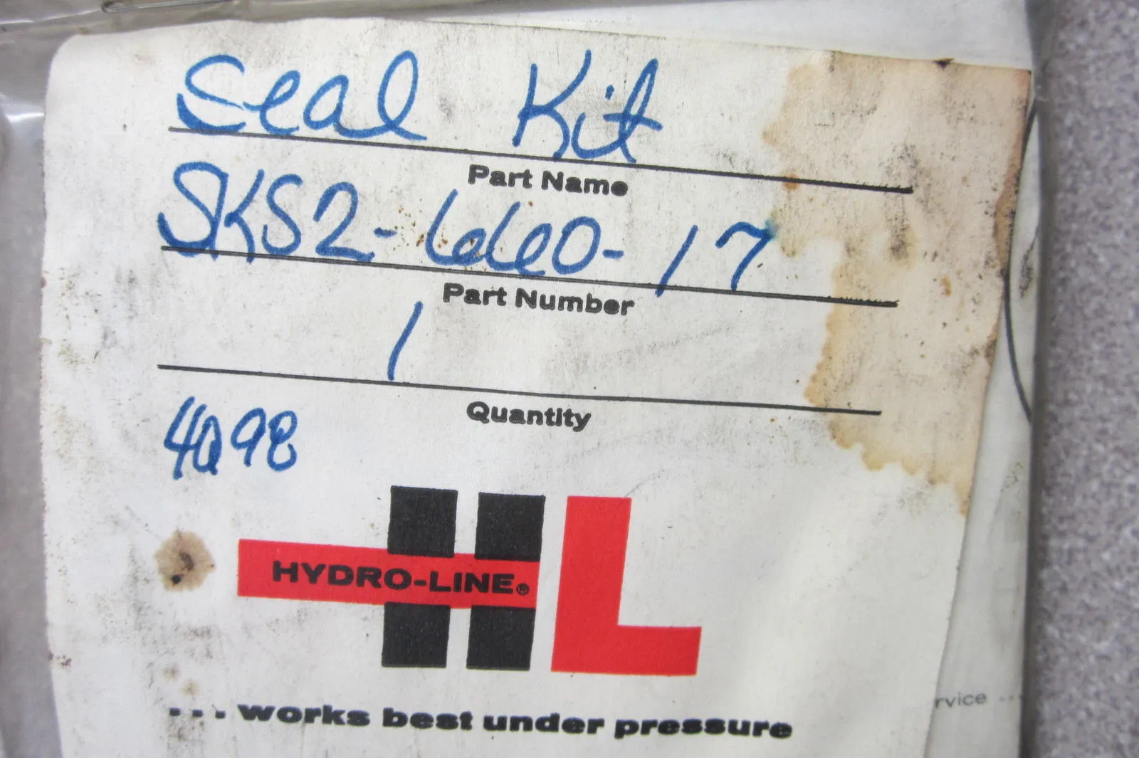 NEW HYDROLINE SKS2-660-17 SEAL KIT SKS266017