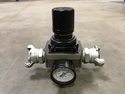 Solenoid Valve w/ 150 psi Pressure Gauge