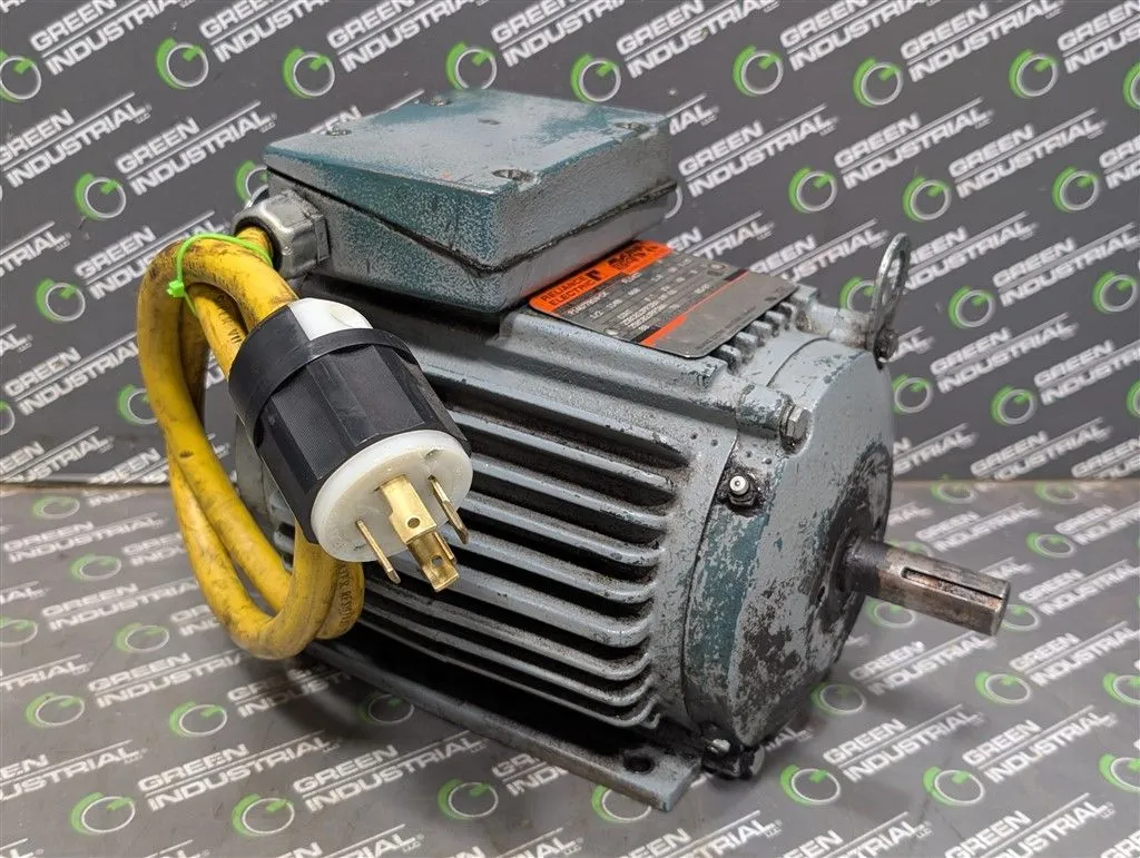 Reliance Electric P14G7701N-CK AC Motor 1/2 HP 1140 RPM FL143T Frame 460V Used