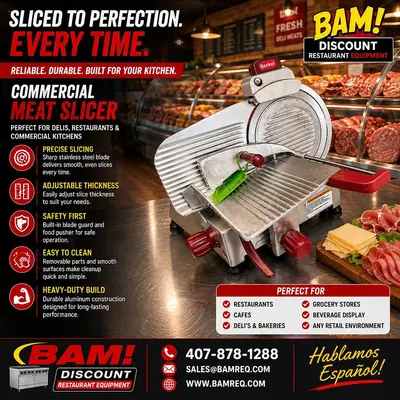 Used BERKEL 825E-PLUS Slicers / Dicers / Cutters Florida US | BAM Discount Restaurant Equipment #1230775