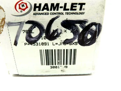 NEW LOT OF 10 HAM-LET 765L 316 1/4 STAINLESS STEEL FITTINGS