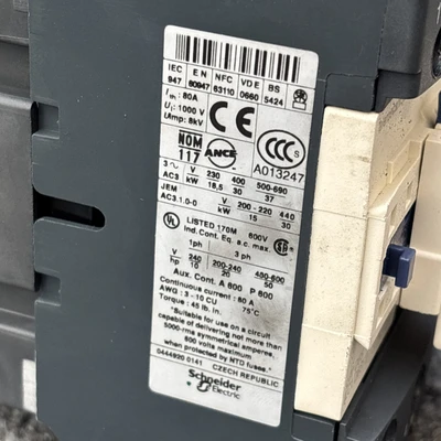 Used Telemecanique LC1 D6511 Misc Industrial Equipment California US | Davliegogo LLC #1729733