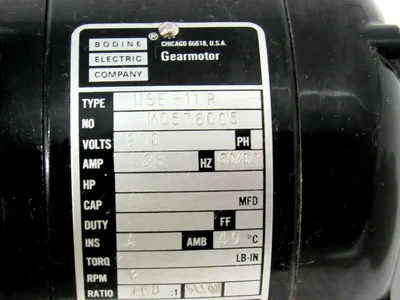 NEW BODINE ELECTRIC NSE-11R GEARMOTOR 230V 768:1 NSE11R