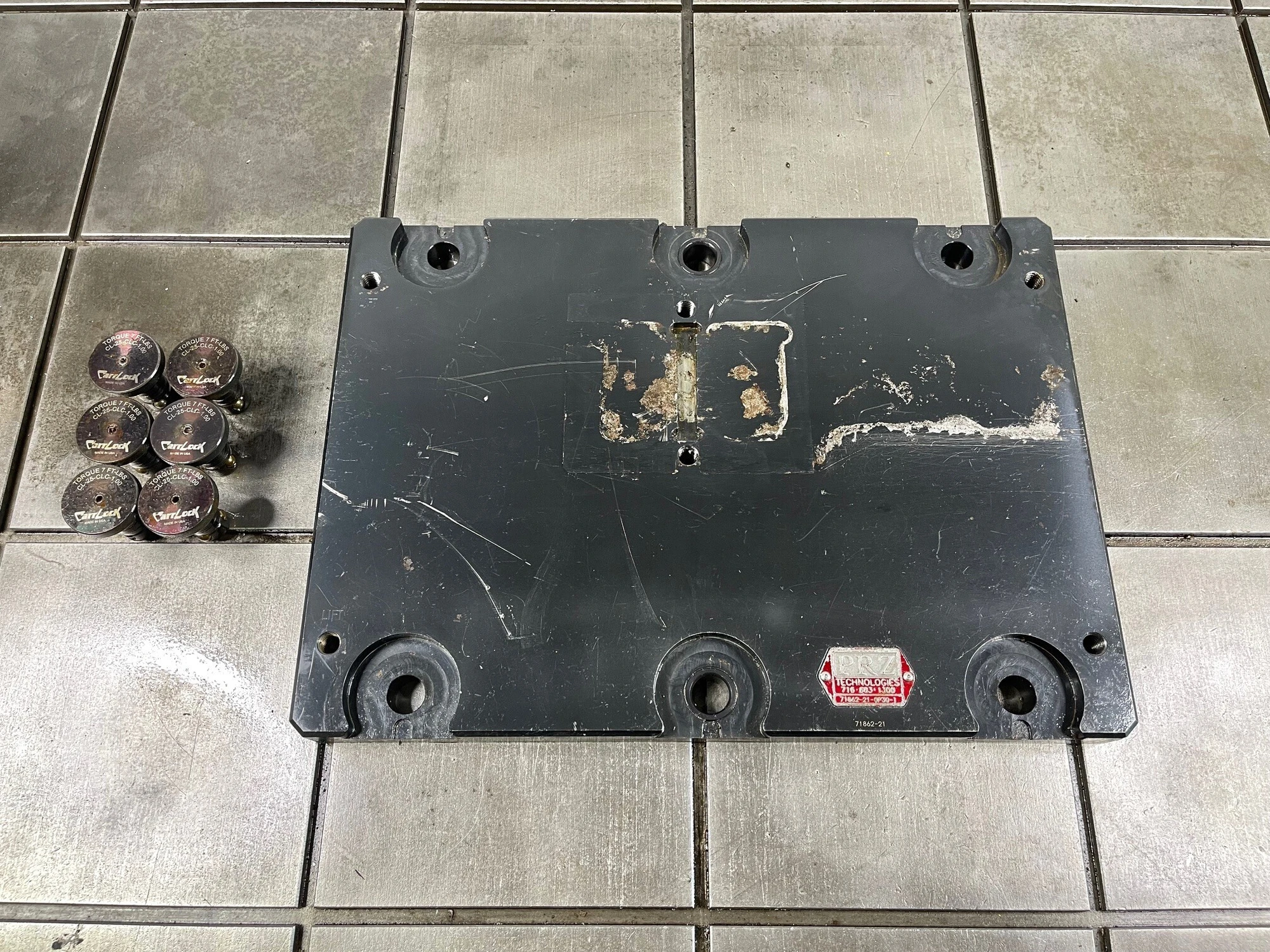 PRZ Technologies Machine Sub-Plate CNC 21-3/4" x 15-3/4" x 1-1/2" USA #6934