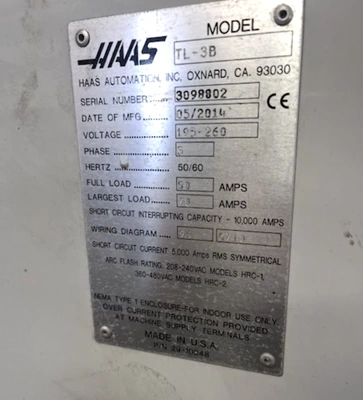 2014 HAAS TL-3B LATHES, CNC, FLAT BED | Wheeler Machinery Sales (6)