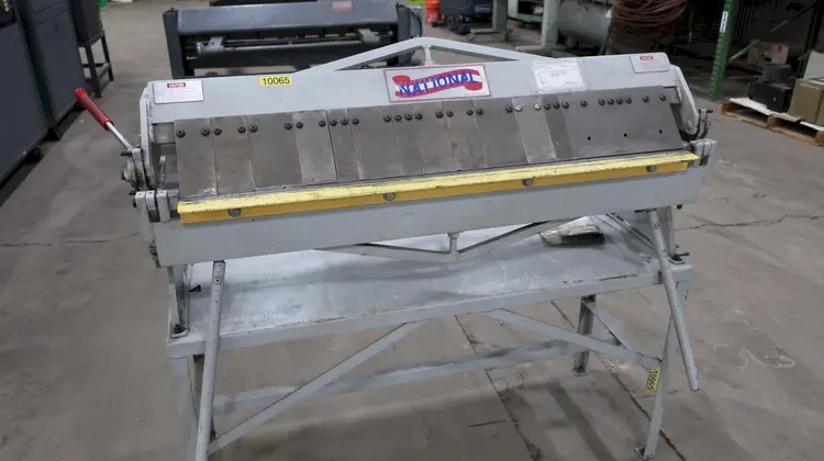 Used NATIONAL U4816 Box & Pan Brakes including Finger Minnesota US | Orca Machine Tools, Inc. #1262830