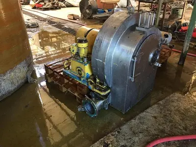 Centrifuge, Pusher, Siebtechnik, H-400, 316 S/st, 16" Dia #C737120